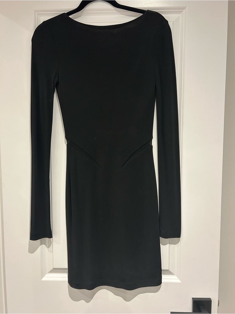 Alexander Wang Black Long-Sleeve Sheath Dress